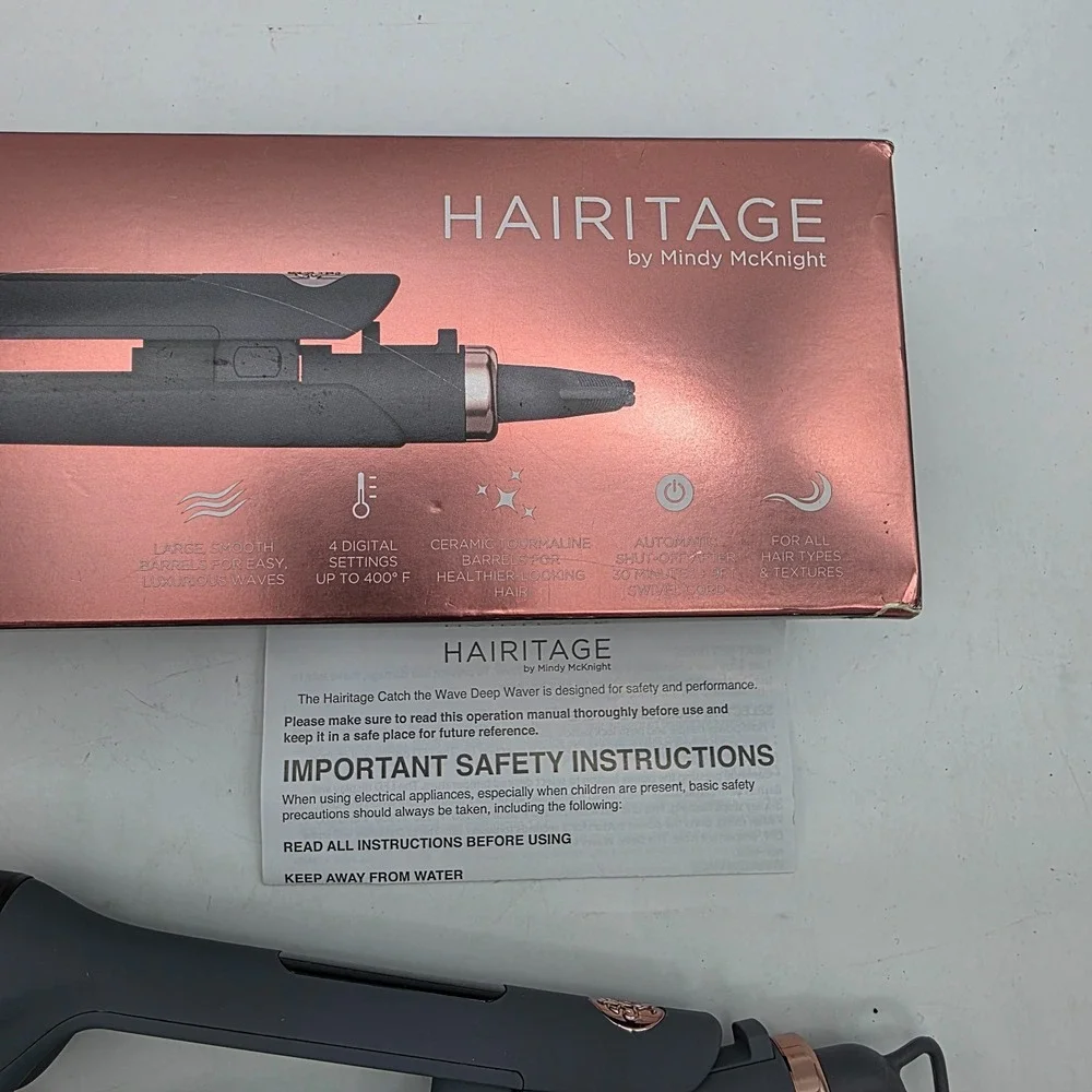 Hairitage By Mindy McKnight Catch The Wave Deep Waver OPEN BOX